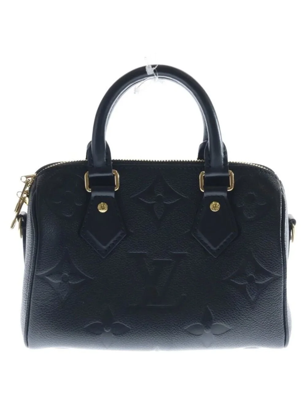 Louis Vuitton Monogram Empreinte Speedy Bandouliere 20 Strike Key Cadena Handbag